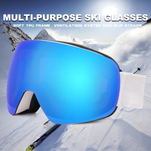 UF070 lunettes de soleil de Ski de neige sphériques pour hommes et femmes