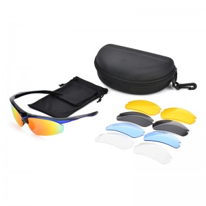 5 lens full packing sports cycling glasses bike sunglasses