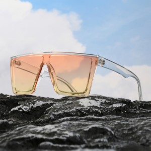 US065 Lunettes de soleil carrées surdimensionnées de styliste pour femmes et hommes