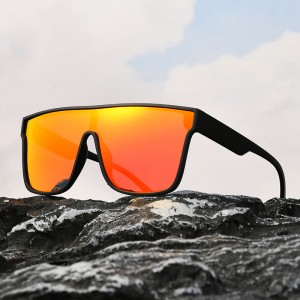 US071 Übergroße, große, quadratische, polarisierte Designer-Sonnenbrille für Damen und Herren