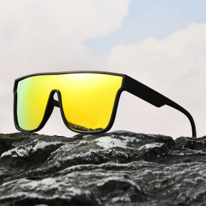 US071 Übergroße, große, quadratische, polarisierte Designer-Sonnenbrille für Damen und Herren